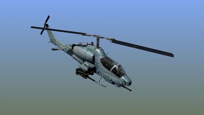 AH1W Cobra attack helicopter