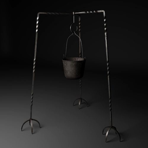Campfire cooking tripod