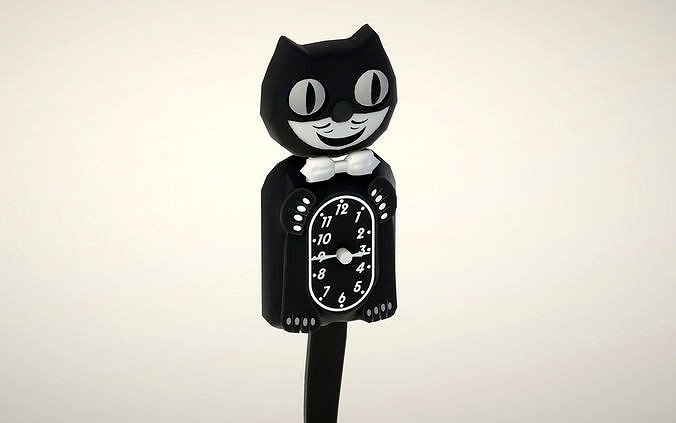 Black Cat Clock