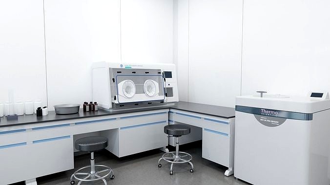 Biological Experiment Sample Storage Room