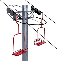 Cableway 3D Model