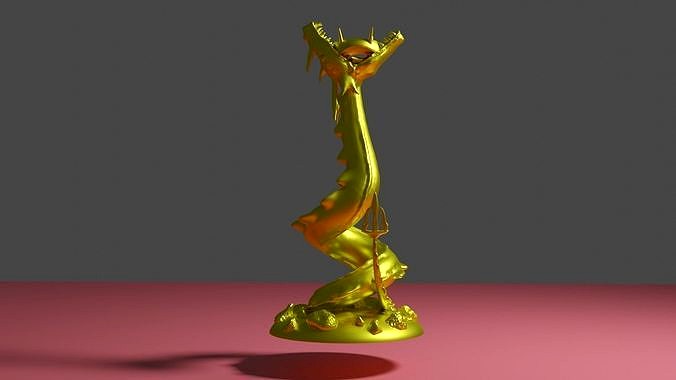Dragon Candlestick - Candle Holder | 3D