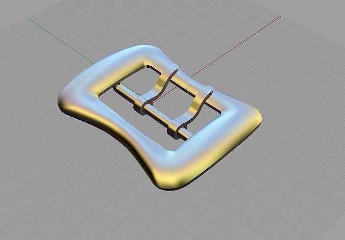 Old buckle belt | 3D