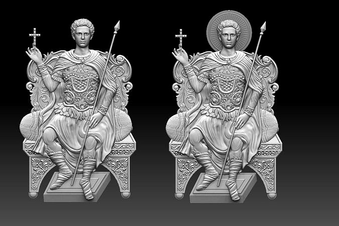 Agios Nikolaos in Vounenois  Relief 3D print model | 3D