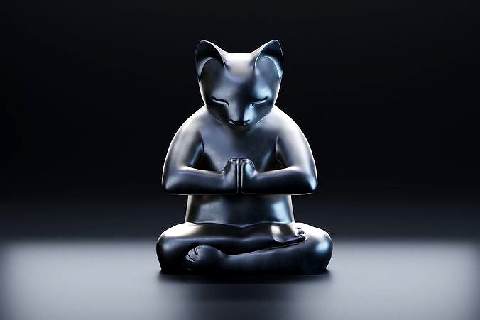 Yoga cat 2 | 3D