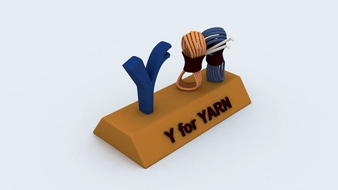 Y for Yarn Model | 3D