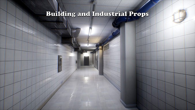 Building and Industrial Props unreal asset