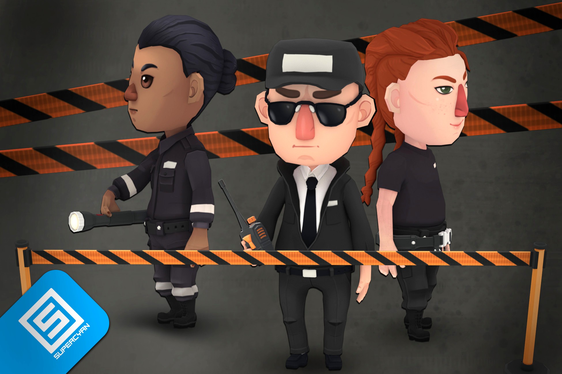 Character Pack: Security Guards