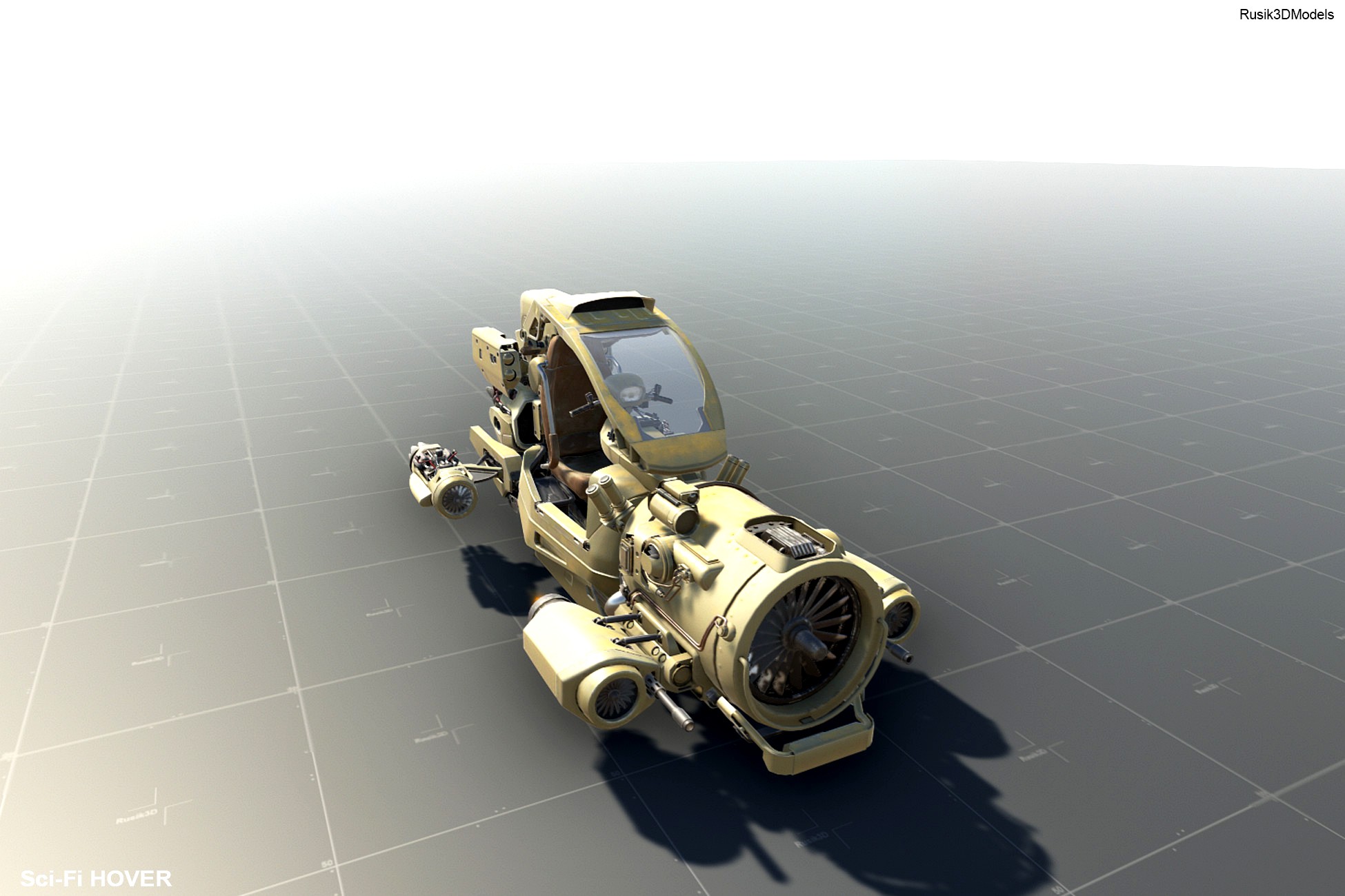 Sci-Fi Hover 3DModels v1