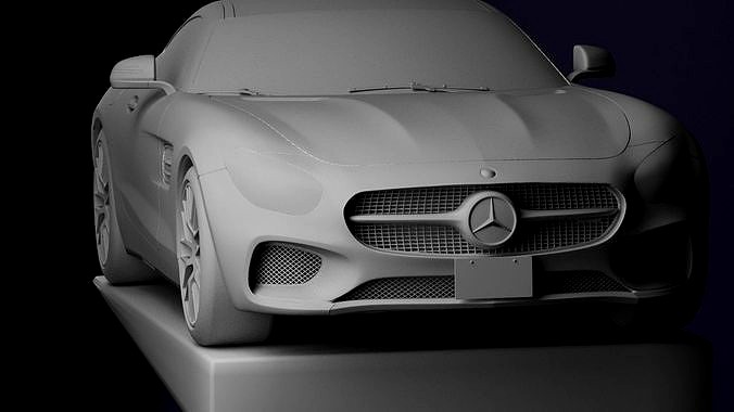 Ready-to-print 3d model of the Mersedes AMG | 3D