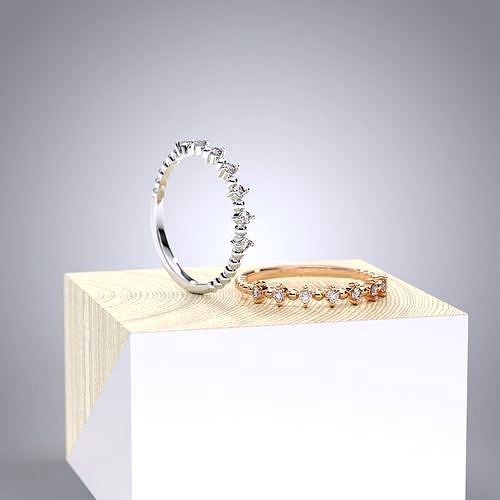 WEDDING RING STACK MY026 | 3D