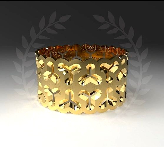 Parametric triangle bracelet | 3D