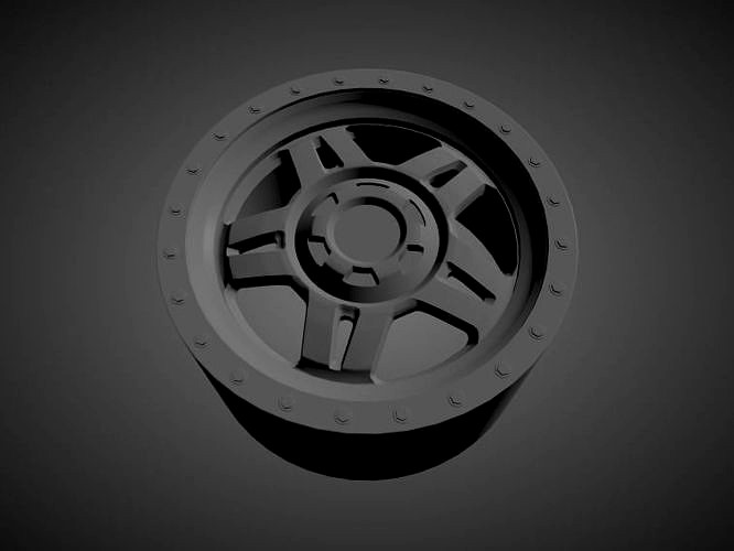 FUEL ANZA scalable and printable rims | 3D