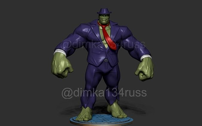 hulk tuxedo | 3D