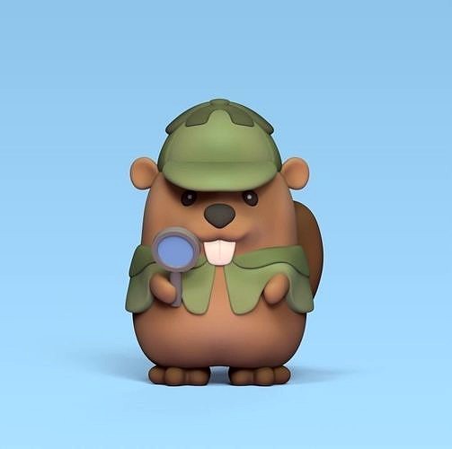 Sherlock Beaver | 3D