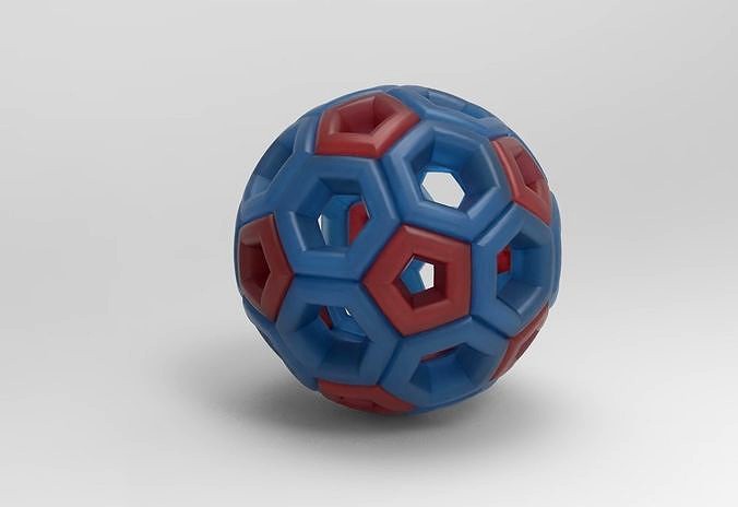 Holee ball-several material versions | 3D