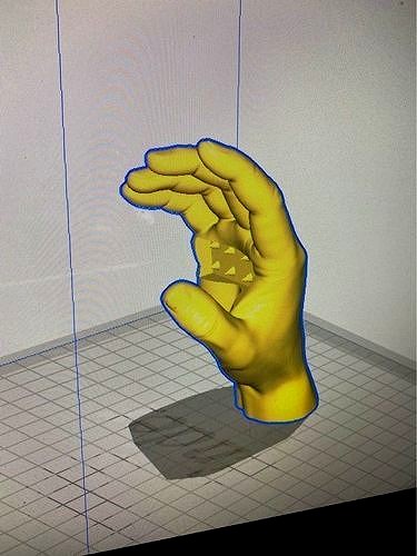corn butter hand | 3D