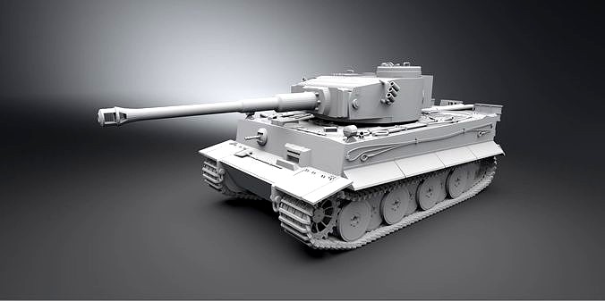 Tiger Tank Scale model | 3D