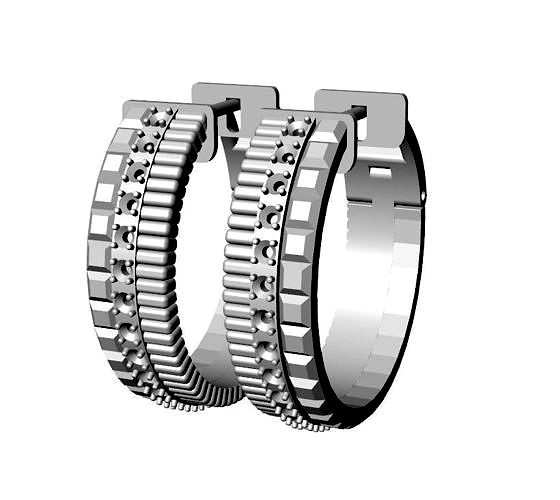 Hoop earring  | 3D