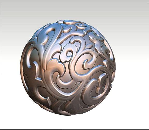 Jade Ball 3D map download jewelry design Relief Ball 3D map  | 3D
