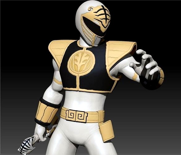 Tommy Oliver - White Tiger Ranger - Mighty Morphin Power Rangers | 3D