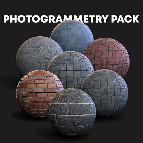 Photogrammetry materials pack