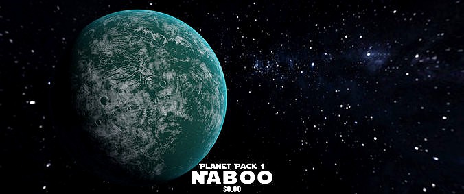 Naboo - Star Wars Planets Pack