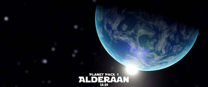 Alderaan Star Wars - Planet Pack