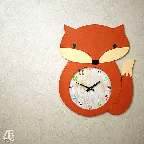 Fox Clock