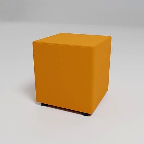 MIX - square shaped pouf -