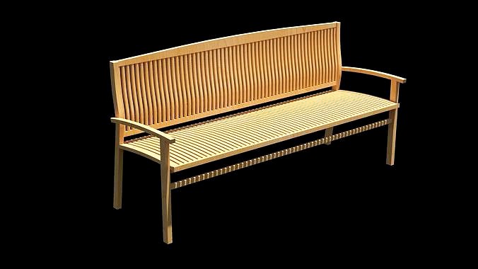 Wooden Garden Bench