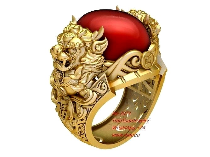 unicorn ring  310 | 3D