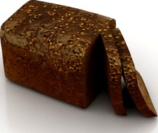 Bread 3D Model