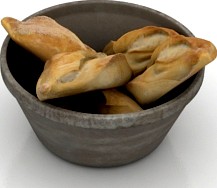 Bread 3D Model