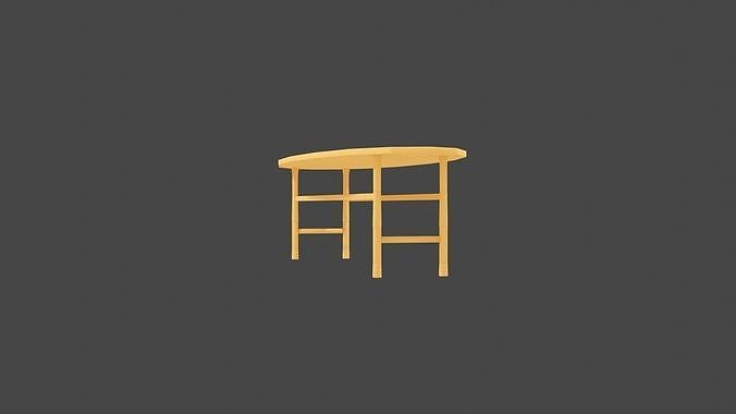 Simplistic Oval Table