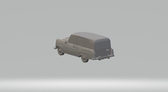 Opel Olympia Record Caravan 1955 | 3D