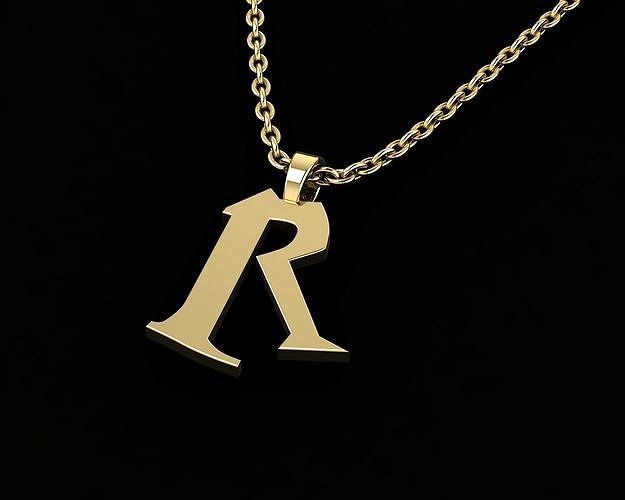 letter R | 3D