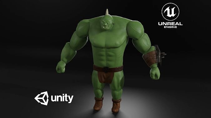 Hand-Painted Orc