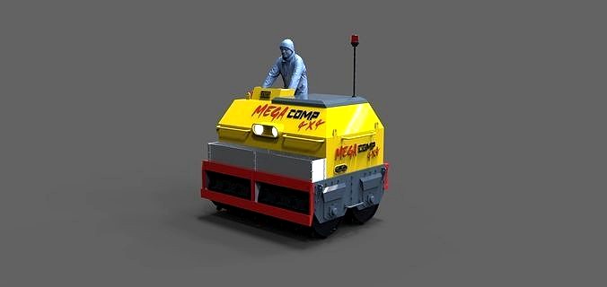Compactor roller | 3D