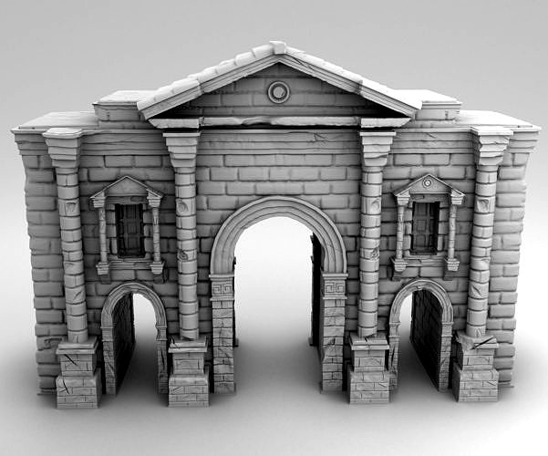 Hadrian arch | 3D