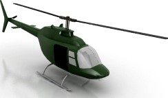 Helicopter 3D Model