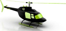 Helicopter 3D Model