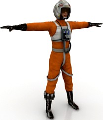 Pilot 3D Model