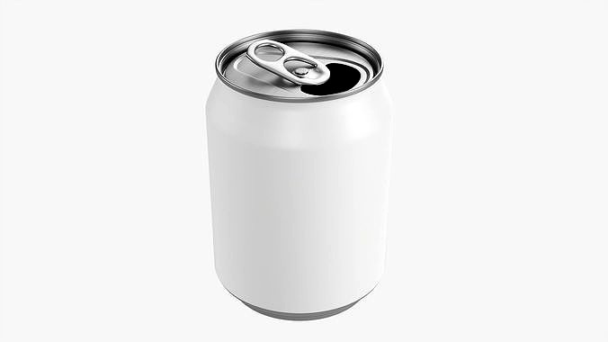 Opened standard beverage can 250 ml 8-45 oz