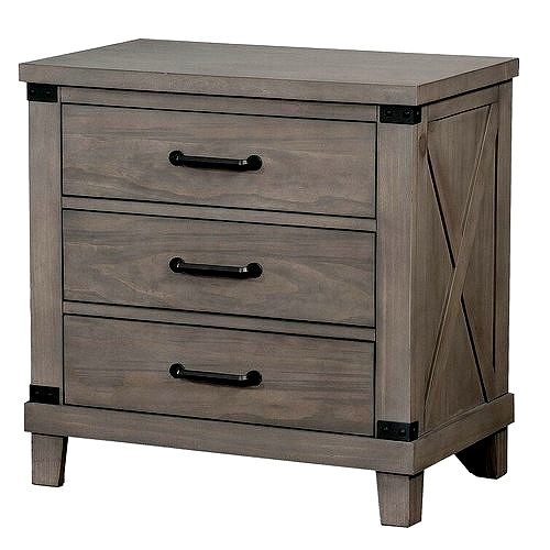 Ashly Medieval Nightstand Side End Table