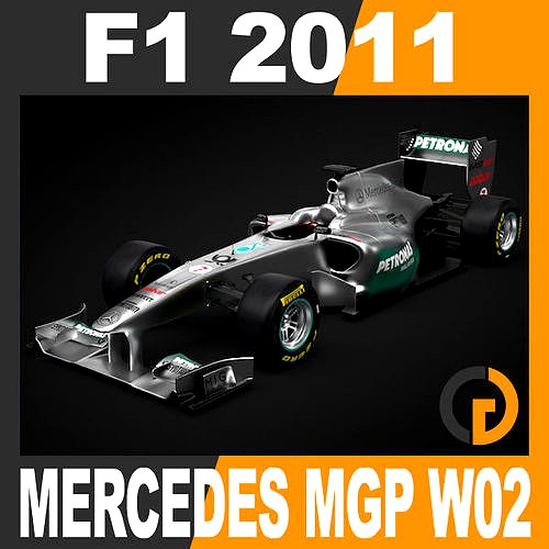 F1 2011 Mercedes MGP W02 GP Petronas