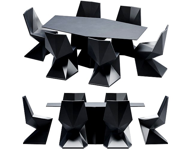 Vertex Dining Table and Chair
