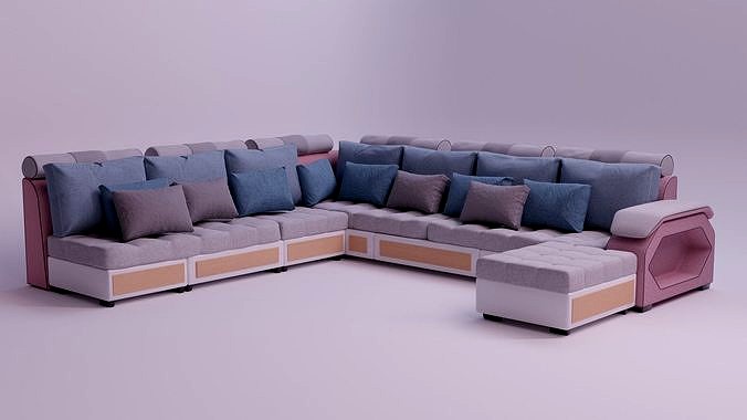 9 Seater Fabric Couch Set