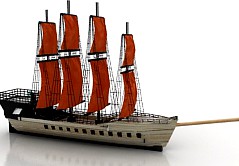 Ship 3D Model