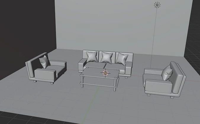 Sofa Set 3D Model